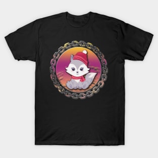 xmas winter fox T-Shirt